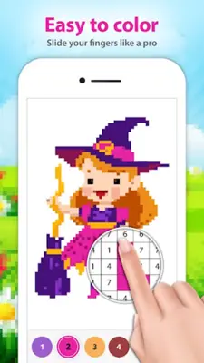 Color by Number - Pixel Art android App screenshot 2